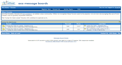 Desktop Screenshot of acamessageboards.org
